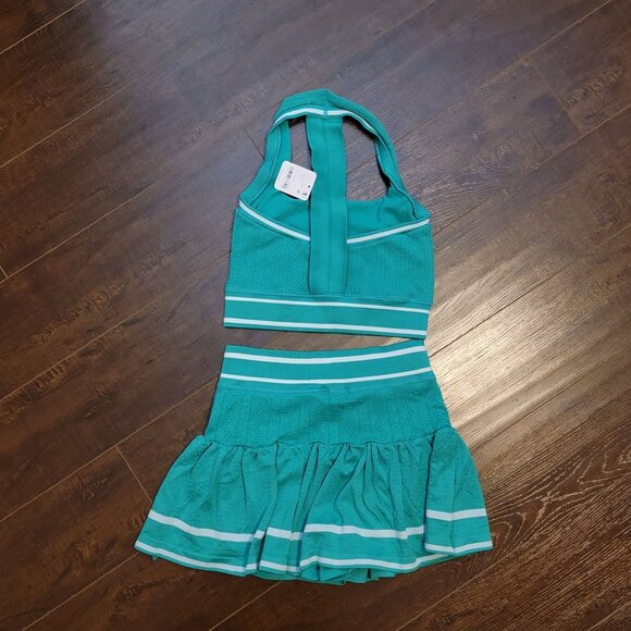 Free People Advantage Set Womens M Tennis Athleisure Sporty Preppy Activewear - Picture 3 of 8